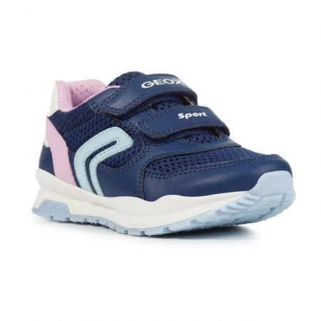 geox girls trainer -pavel- navy/lilac